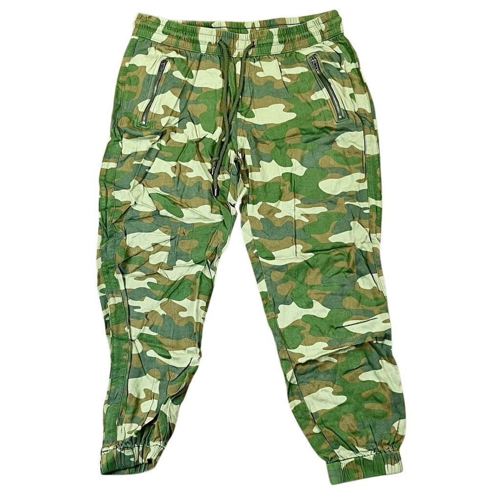 BCG Green Camouflage Utility Joggers Large